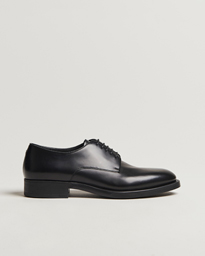  Lace Up Derby Shoes Black Calf