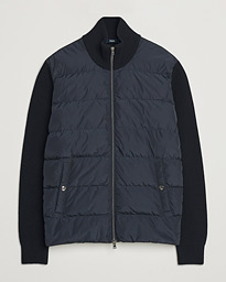  Knitted Hybrid Jacket Navy