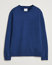  Classic Organic Crew Neck Sweat Marine Blue