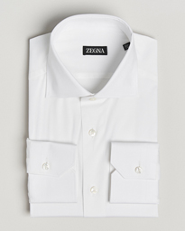  Slim Fit Cotton Dress Shirt White