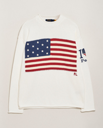  Cotton Flag Sweater Deckwash White