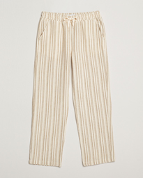  Houston Stripe Cotton Pants Ivory