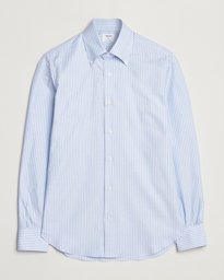  Soft Oxford Button Down Shirt Light Blue Stripe