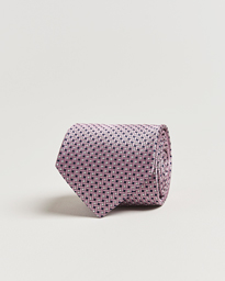  Microstructure Silk Tie Rosa