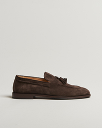  Tassel Loafer Dark Brown Suede