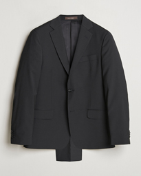  Edmund Wool Blend Suit Black