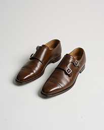 Crockett & Jones Lowndes Monkstrap City Sole Dark Brown Calf UK6,5 - EU40,5