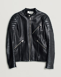 Acne Studios Biker Leather Jacket Black 46