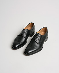 Alfred Sargent X J.Lindeberg Grained Leather Oxford Black UK8 - EU42