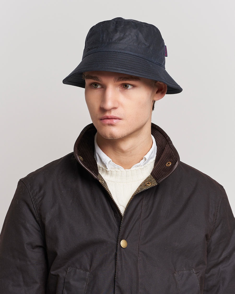 Barbour Lifestyle Wax Sports Hat Black | Herr - Care of Carl