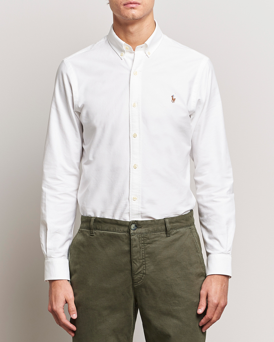 Herr | Kläder | Polo Ralph Lauren | Slim Fit Shirt Oxford White
