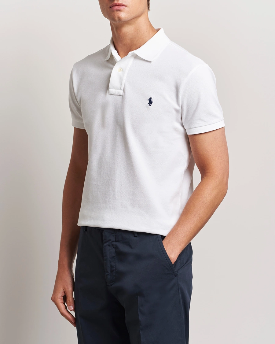 Herr | Tidlösa klassiker | Polo Ralph Lauren | Slim Fit Polo White