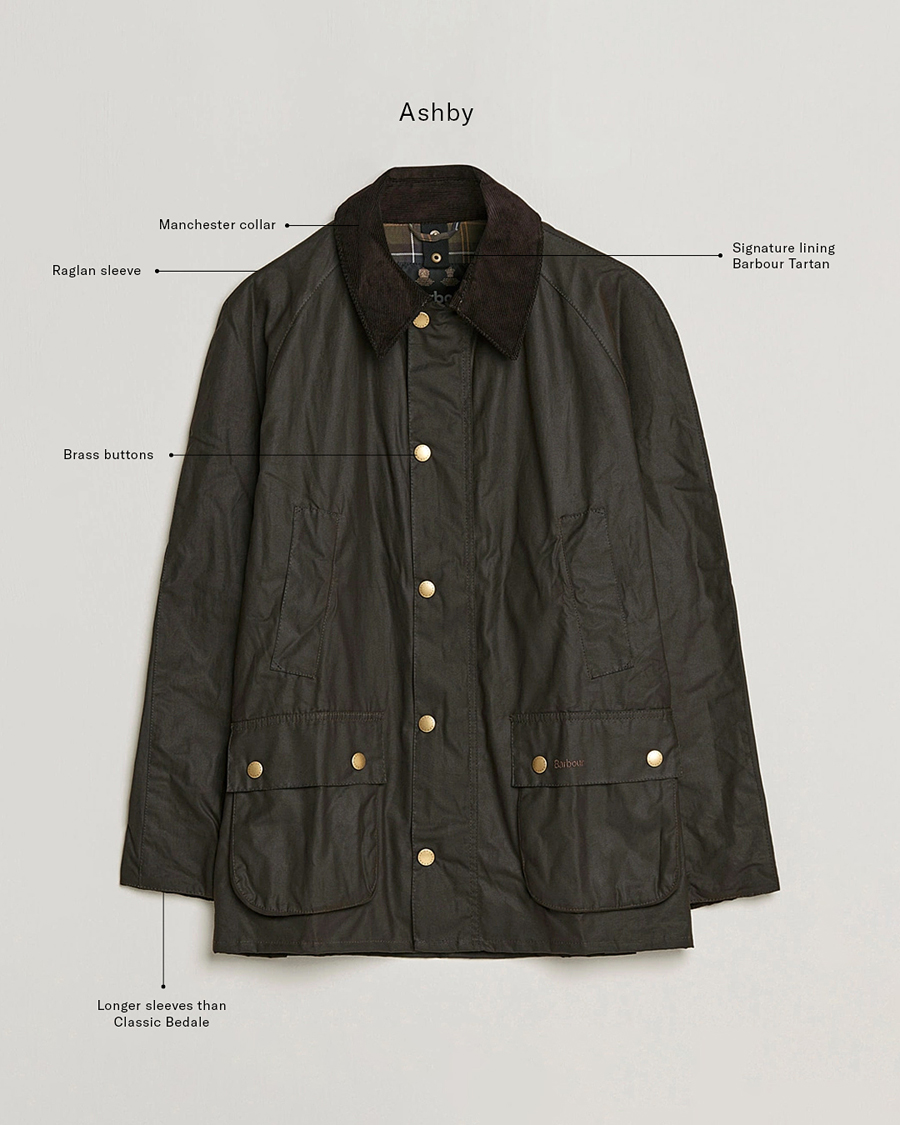 Barbour lifestyle ashby store waxed field jacket