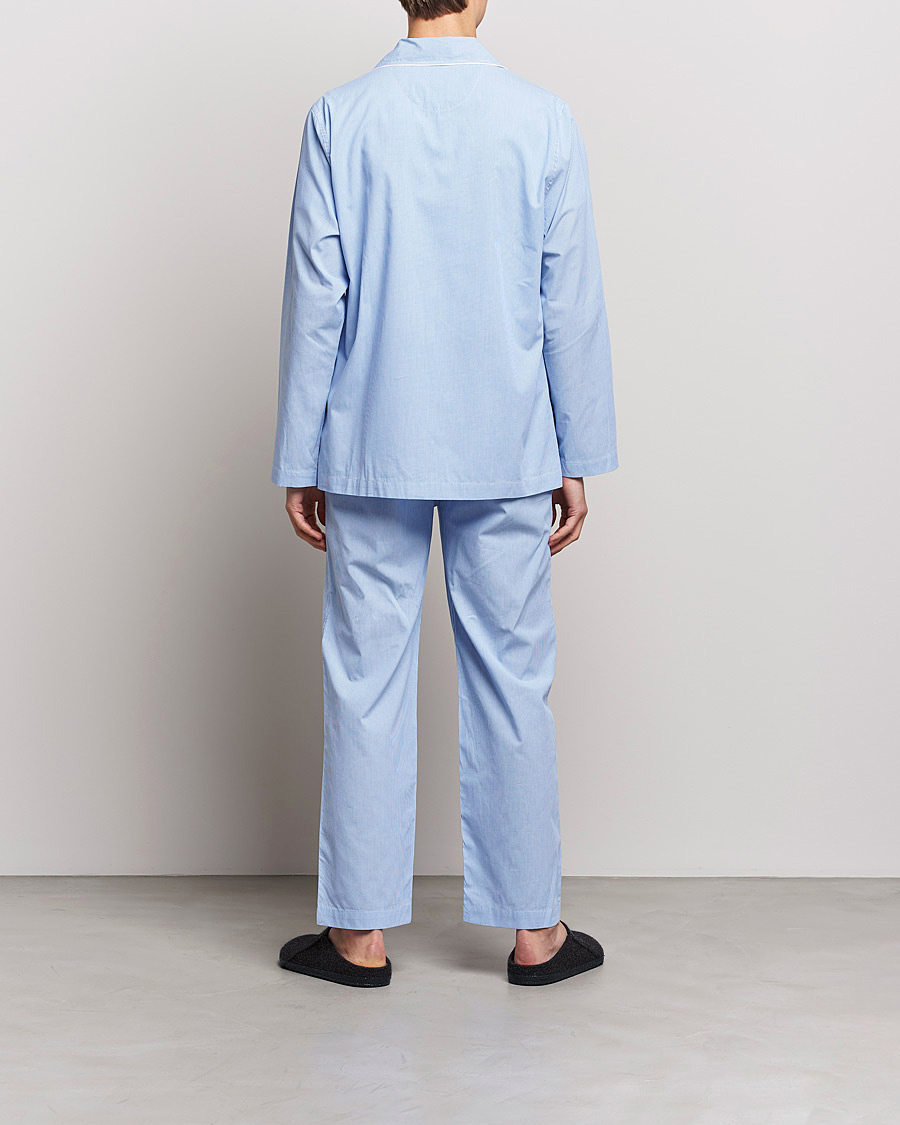 Herr | Loungewear | Polo Ralph Lauren | Pyjama Set Mini Gingham Blue