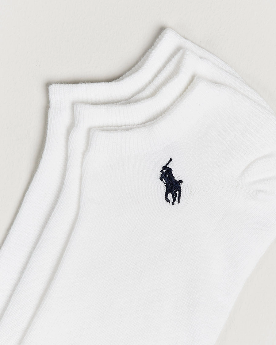 Herr | Strumpor | Polo Ralph Lauren | 3-Pack Ghost Sock White