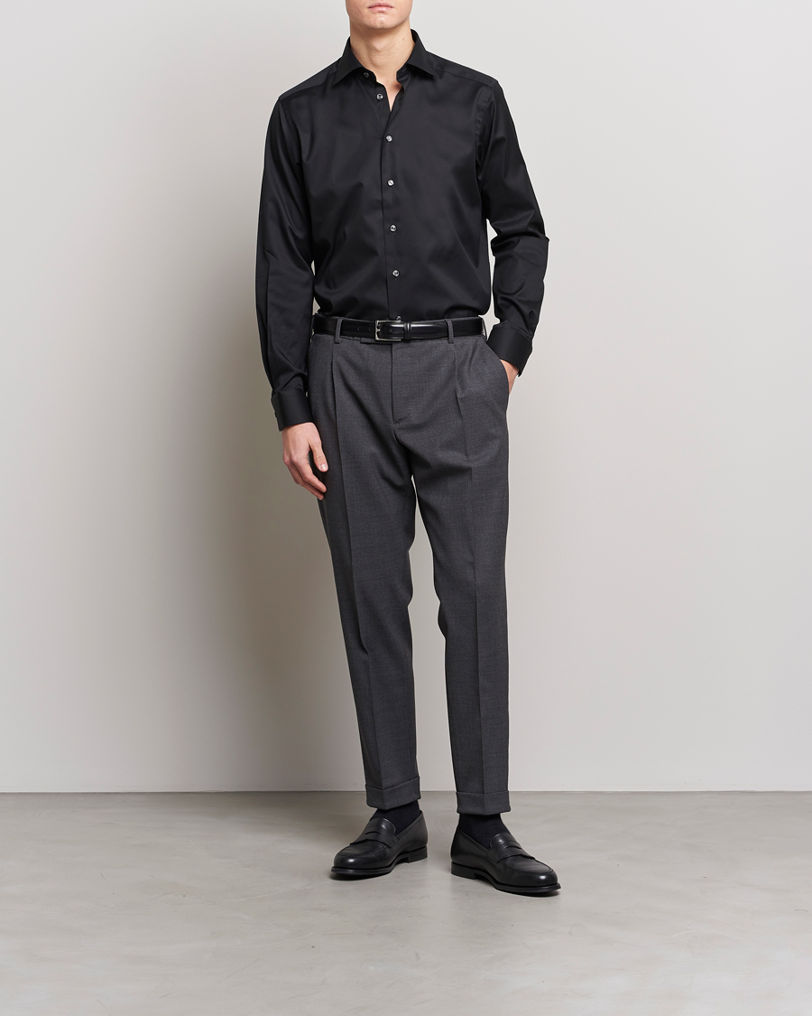 Herr | Kläder | Eton | Contemporary Fit Shirt Black