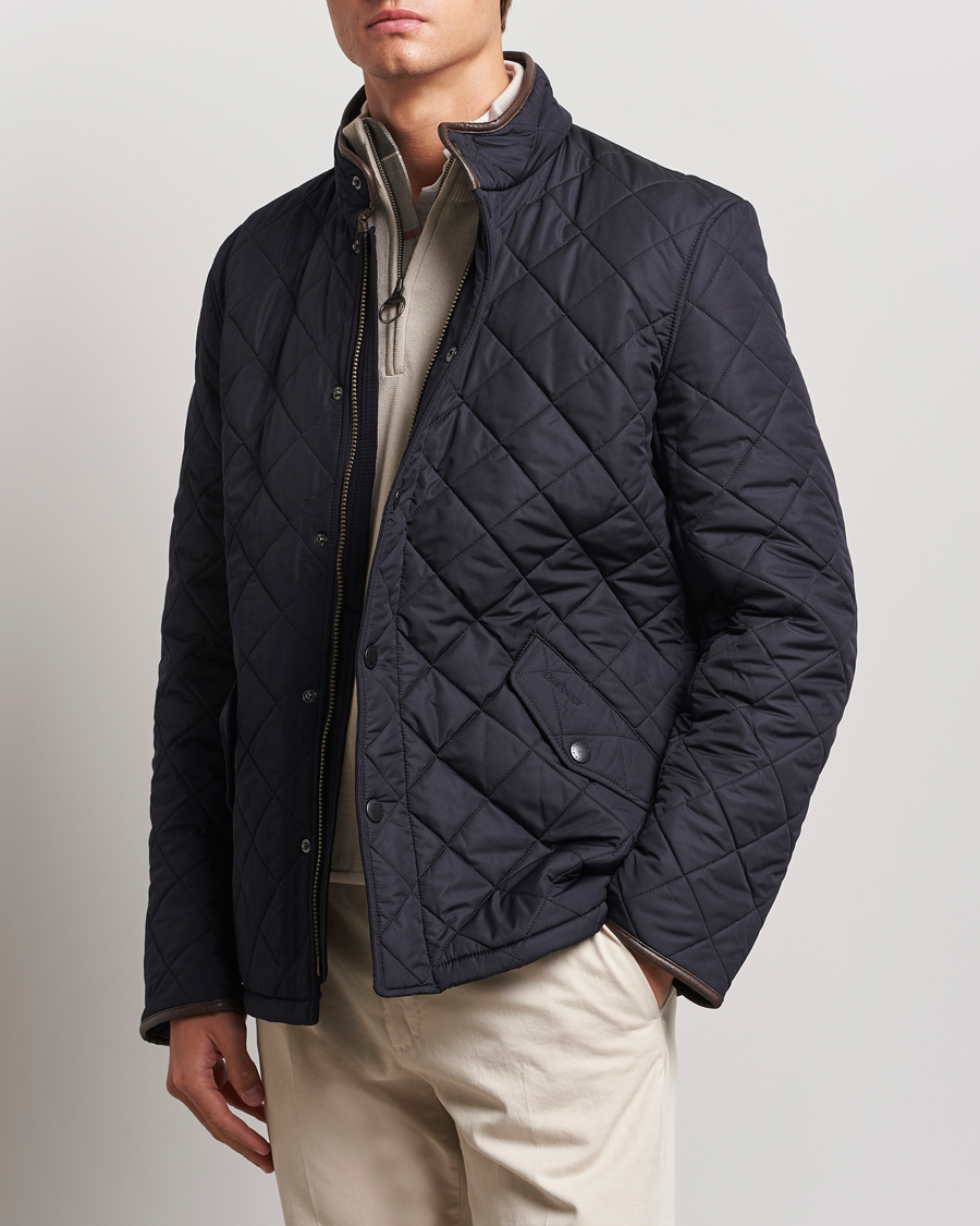 Herr | Quiltade jackor | Barbour Lifestyle | Powell Quilted Jacket Navy