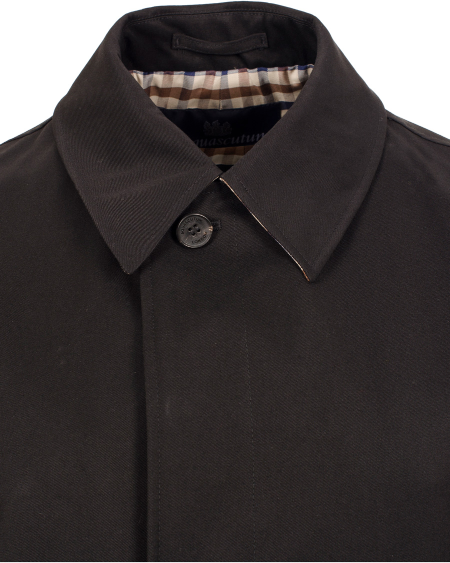 Aquascutum Broadgate Raincoat Black