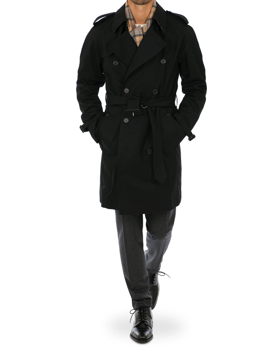 Aquascutum Corby Double Breasted Trenchcoat Black