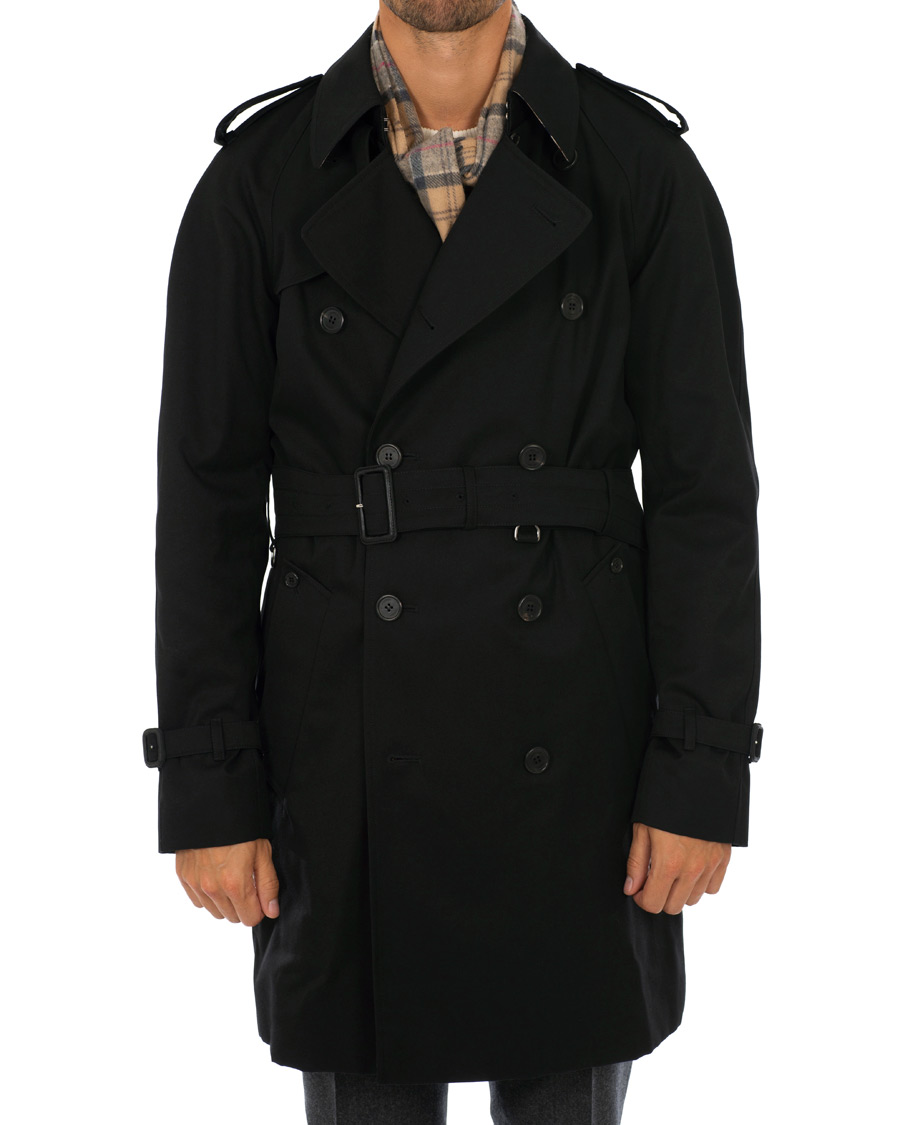 Aquascutum Corby Double Breasted Trenchcoat Black