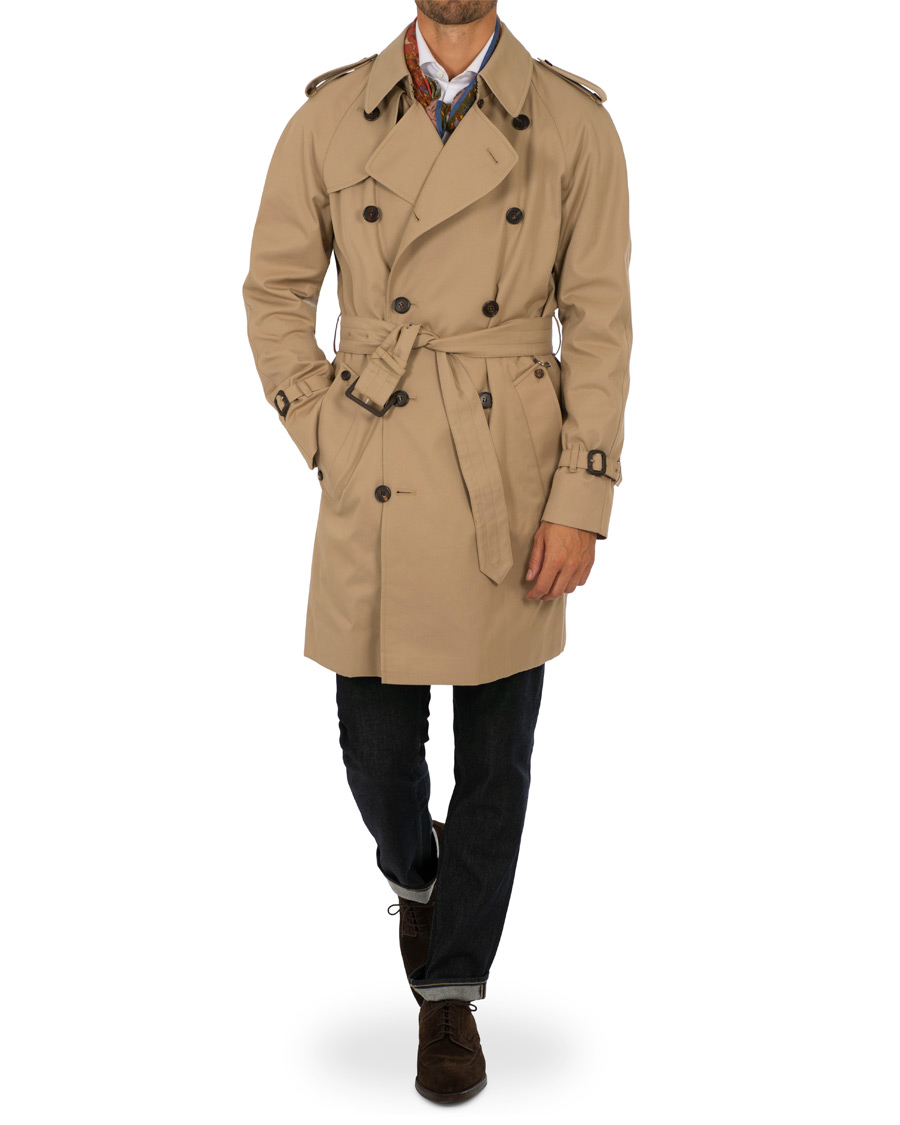 Aquascutum Corby Double Breasted Trenchcoat Camel