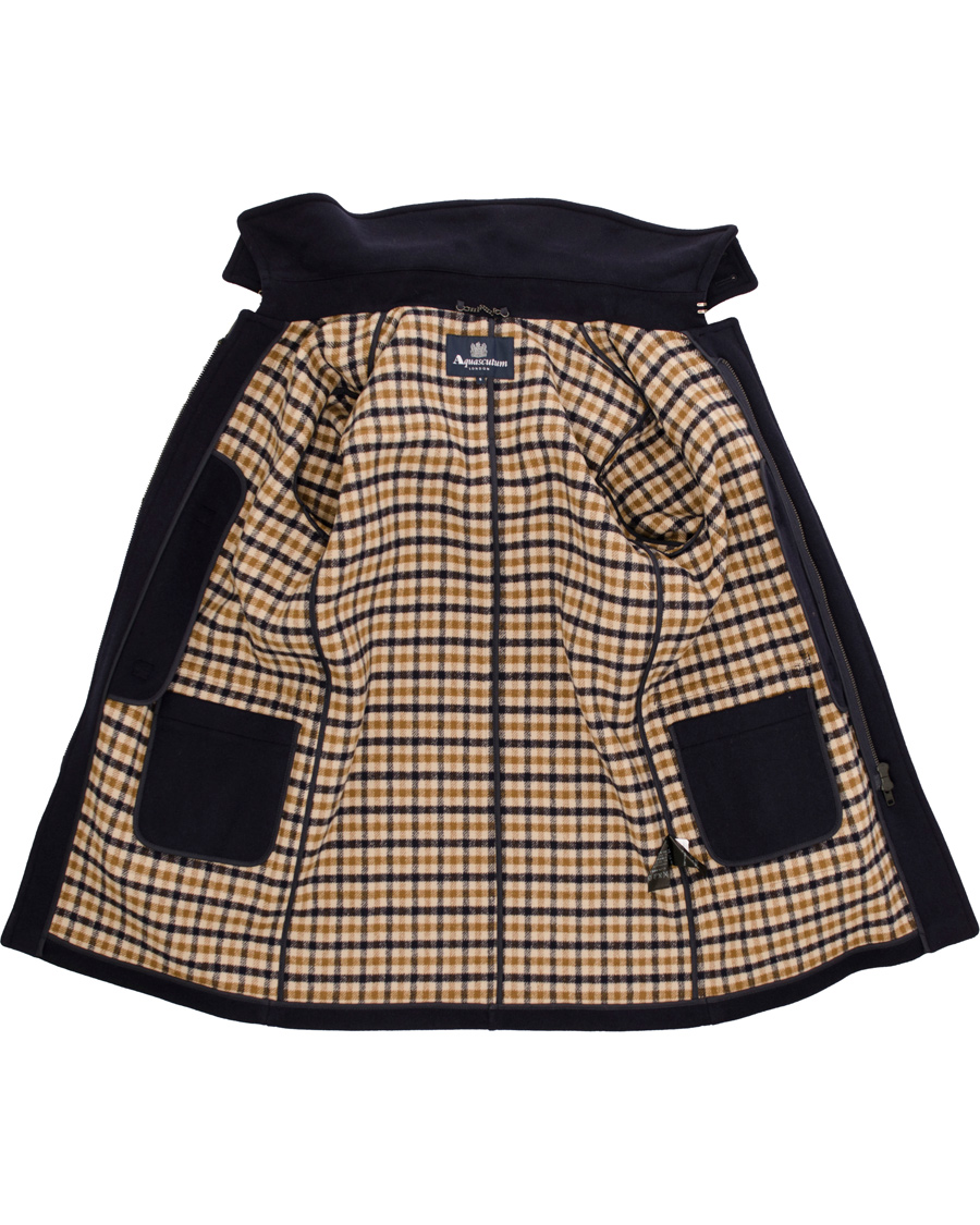 Aquascutum Henward Duffle Coat Navy hos CareOfCarl.se