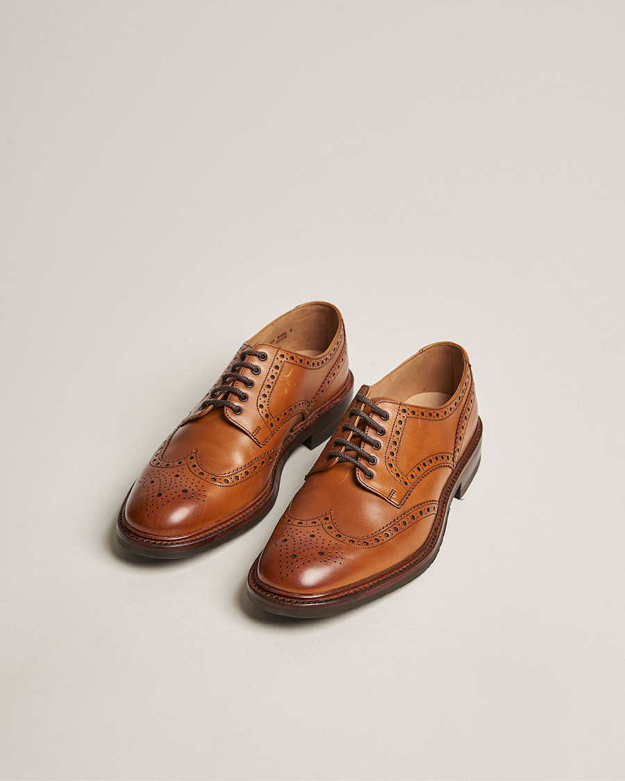 Herr | Brogues | Loake 1880 | Chester Dainite Brogue Tan Burnished Calf