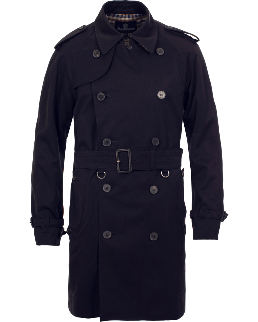 Aquascutum Corby Double Breasted Trenchcoat Navy