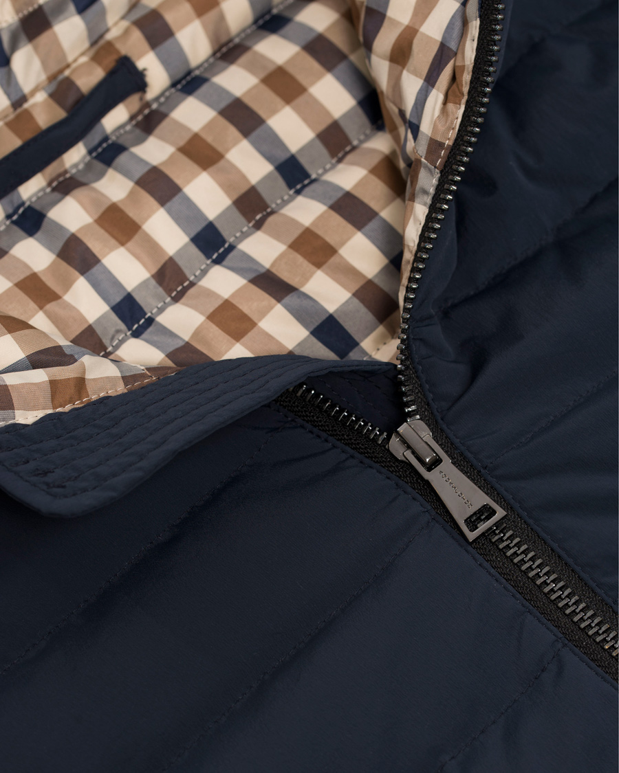 Aquascutum Paine Down Filled Puffa Jacket Navy