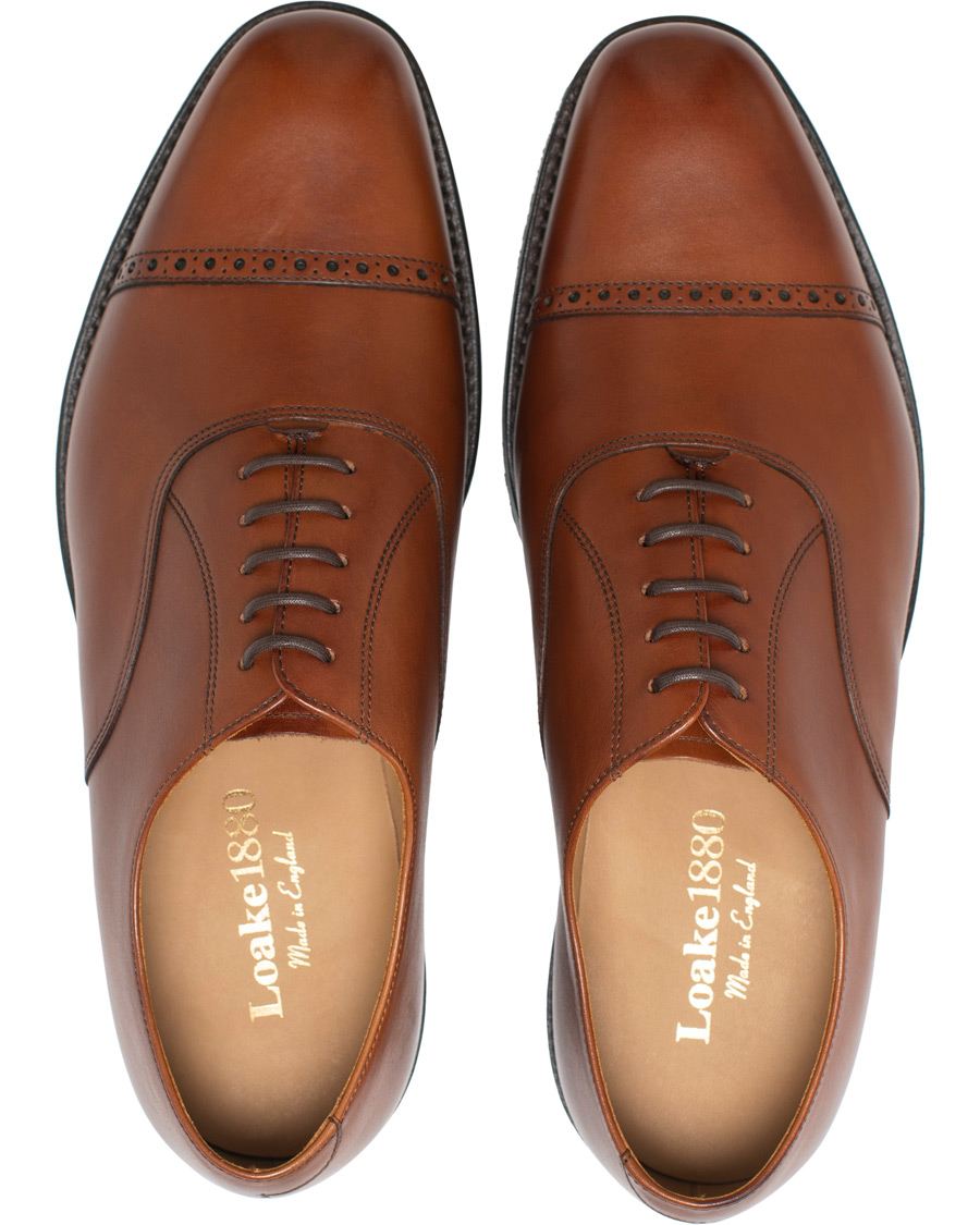 Herr | Loake 1880 Cadogan Oxford Mahogany Calf | Loake 1880 | Cadogan Oxford Mahogany Calf