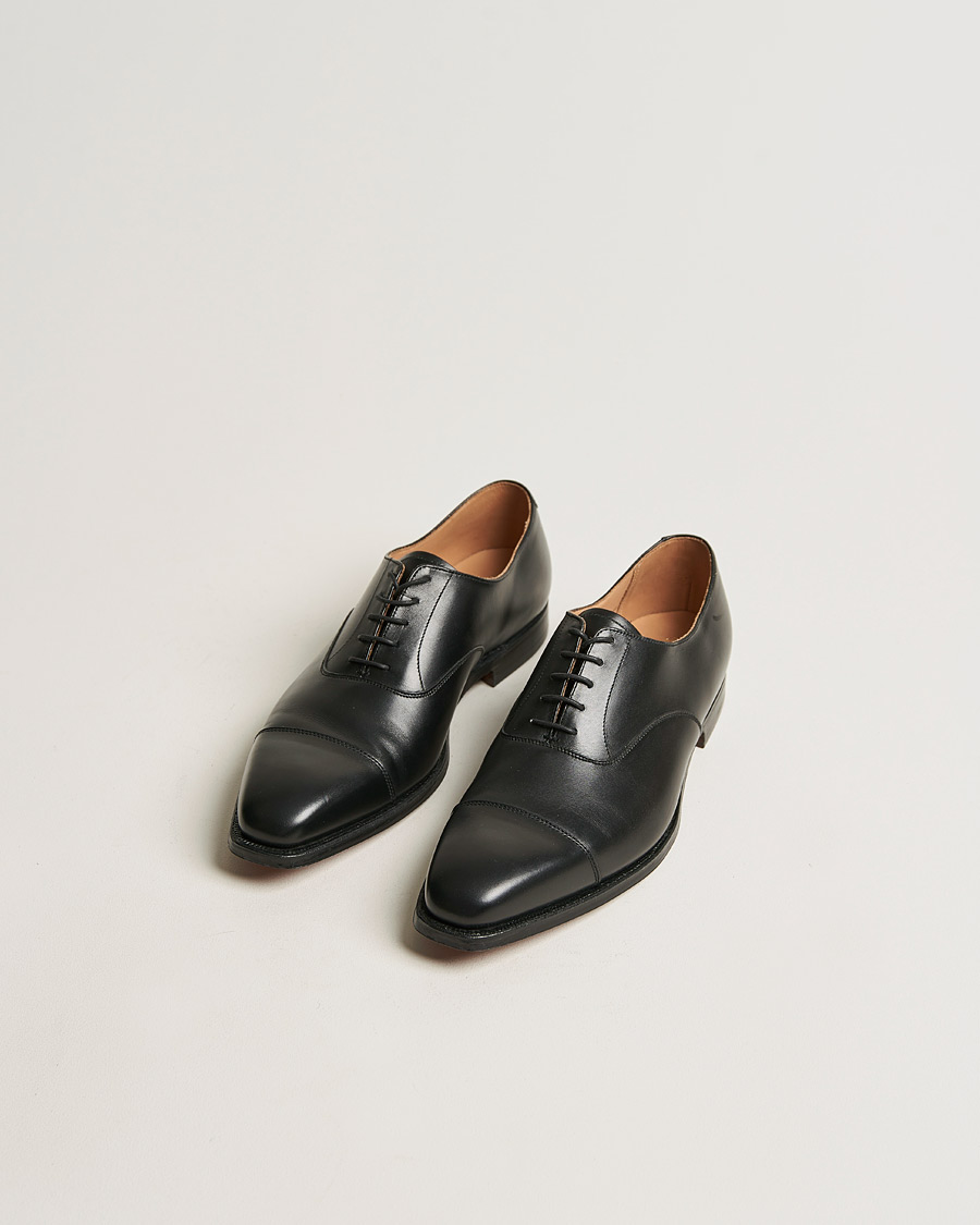 Herr | Oxfords | Crockett & Jones | Hallam Oxford Black Calf