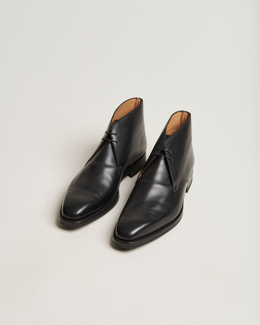 Herr | Crockett & Jones | Crockett & Jones | Tetbury Chukka Black Calf