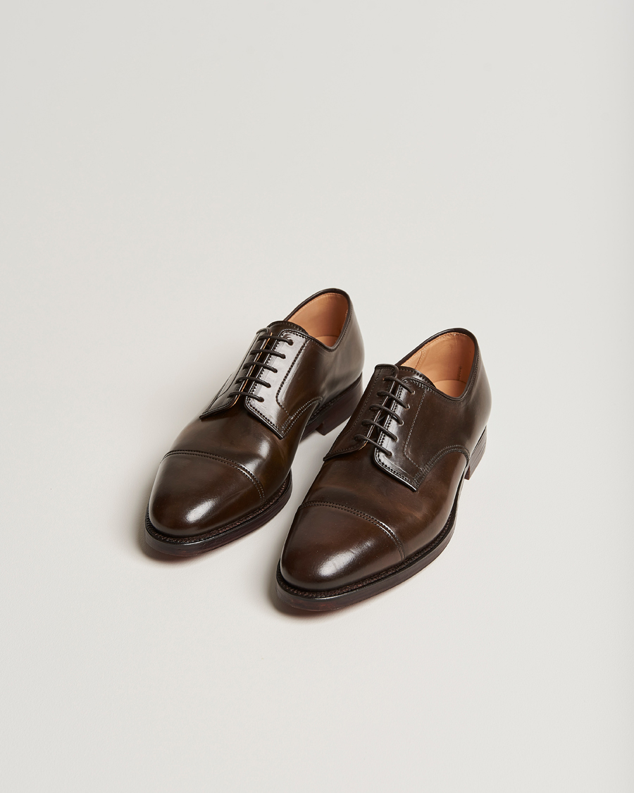 Herr | Handgjorda skor | Crockett & Jones | Bradford Derby Dark Brown Cordovan