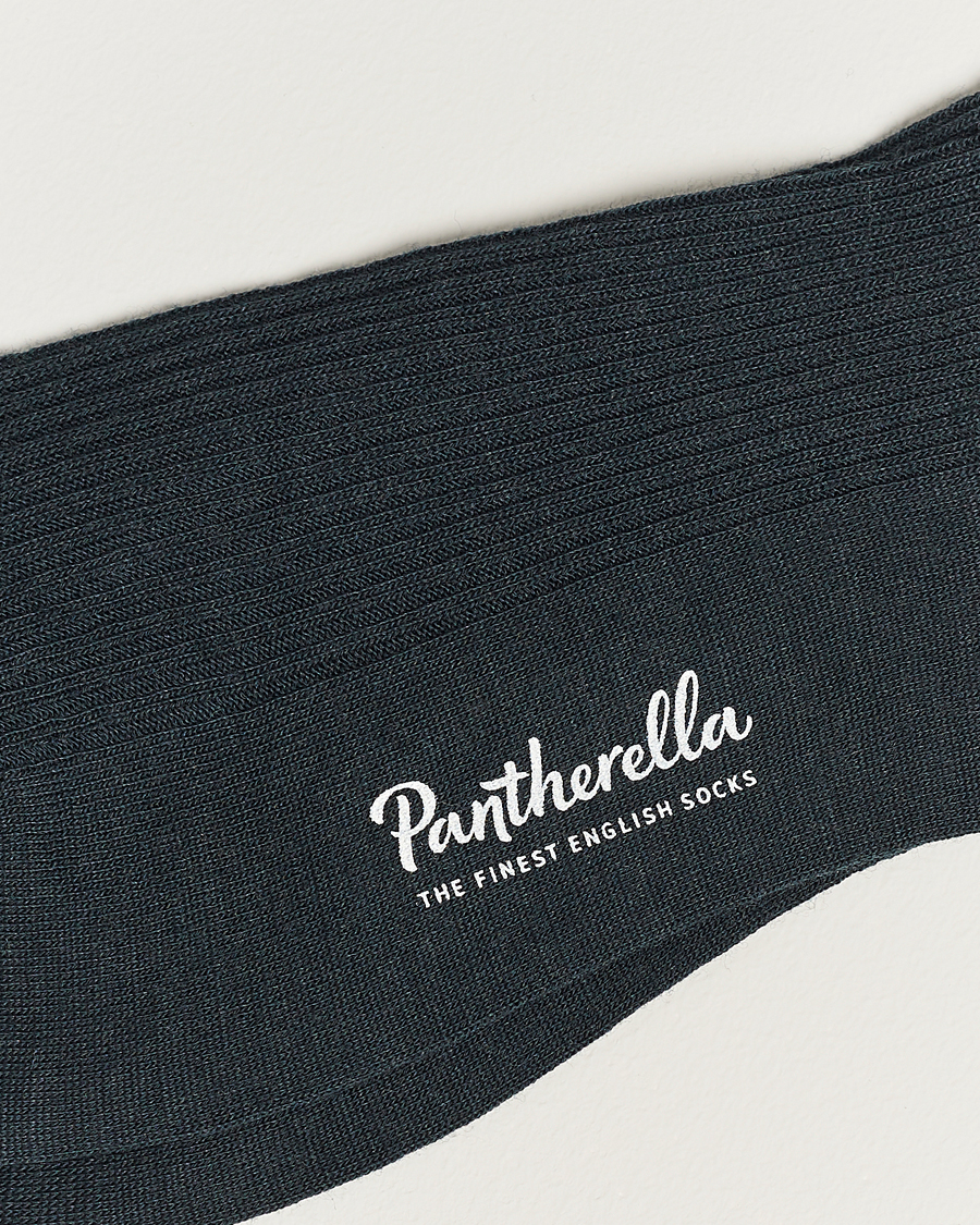 Herr | Formal Wear | Pantherella | Naish Merino/Nylon Sock Racing Green
