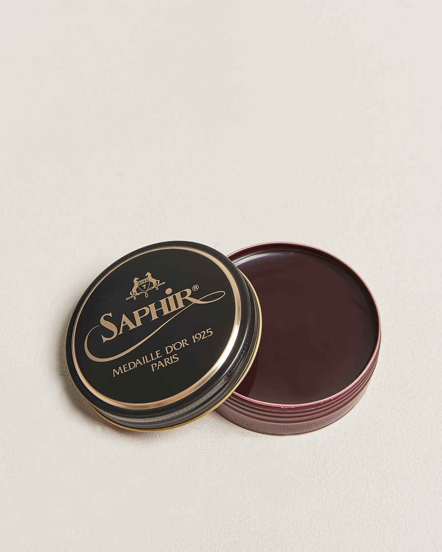 Herr | Skor | Saphir Medaille d\'Or | Pate De Lux 50 ml Mahogany