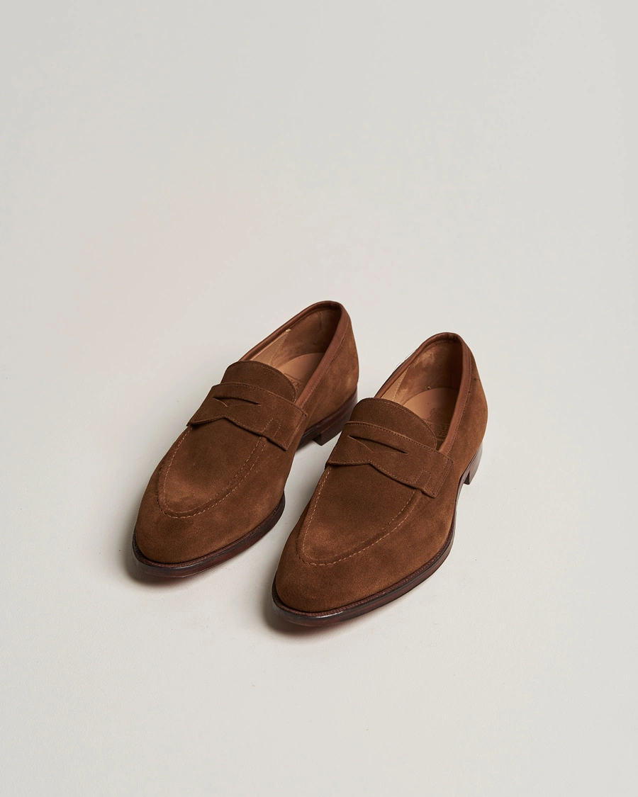 Herr | Studentkostym | Crockett & Jones | Sydney Loafer Snuff Suede