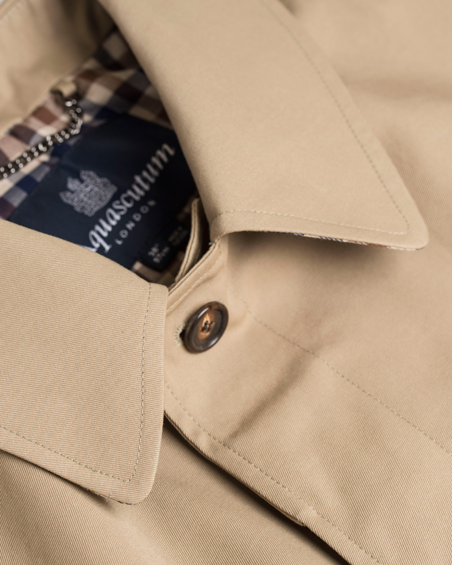 Aquascutum Berkeley Short Trenchcoat Camel