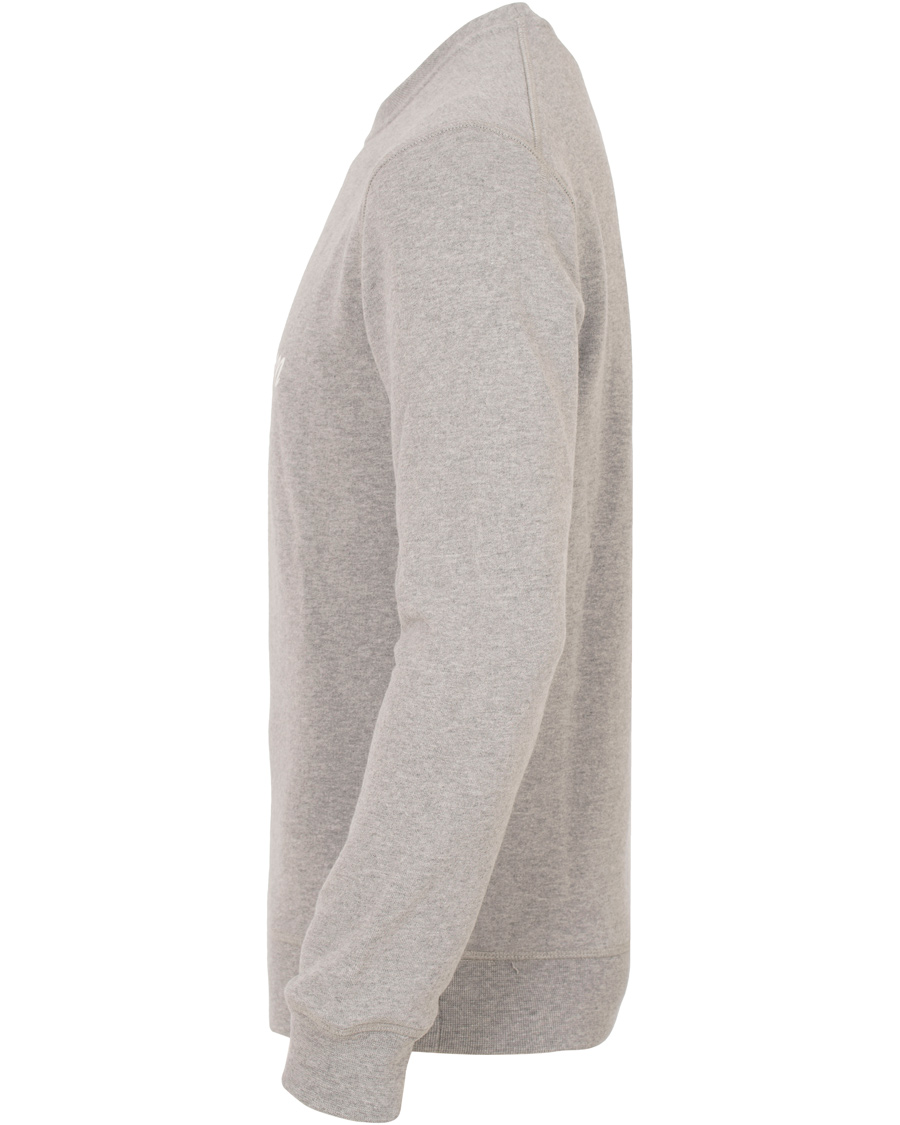 Aquascutum Henry Logo Crew Neck Sweater Grey Melange