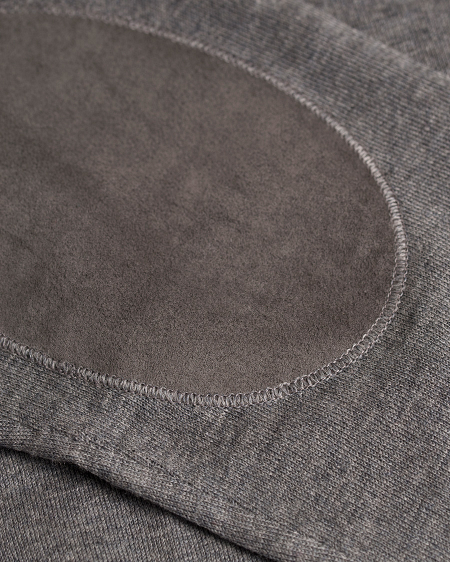 Hackett Merino Crew Neck Pullover Grey hos CareOfCarl