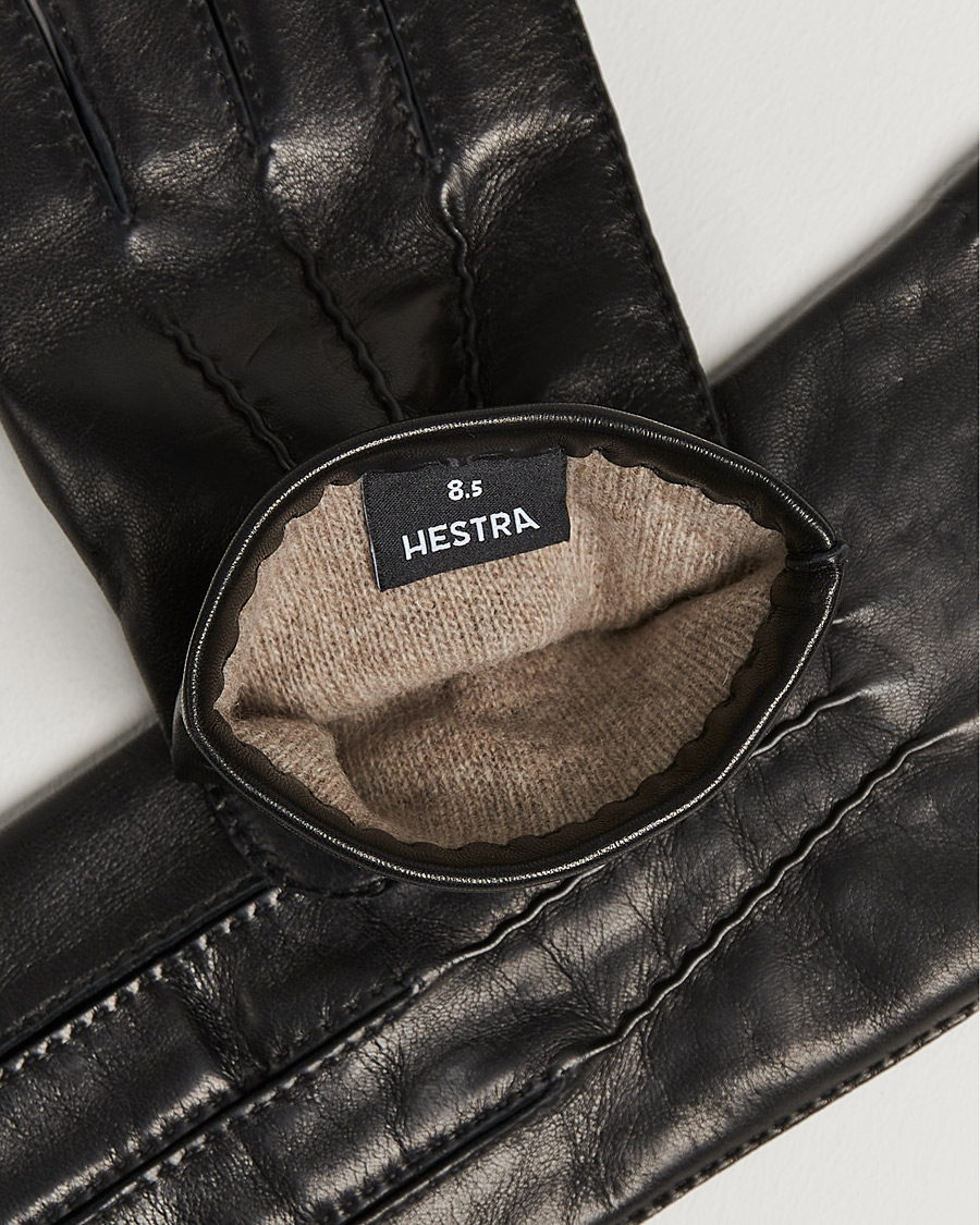 Herr | Hestra | Hestra | Edward Wool Liner Glove Black