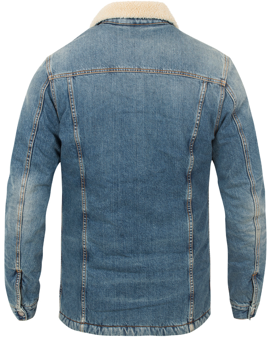 Nudie Jeans Lenny Tangerine Jacket Denim Blue hos CareOfCarl.se