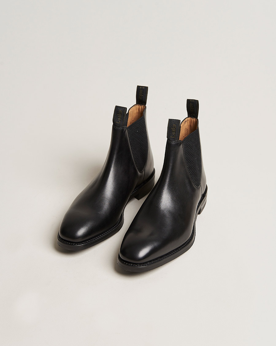 Herr | Handgjorda skor | Loake 1880 | Chatsworth Chelsea Boot Black Calf