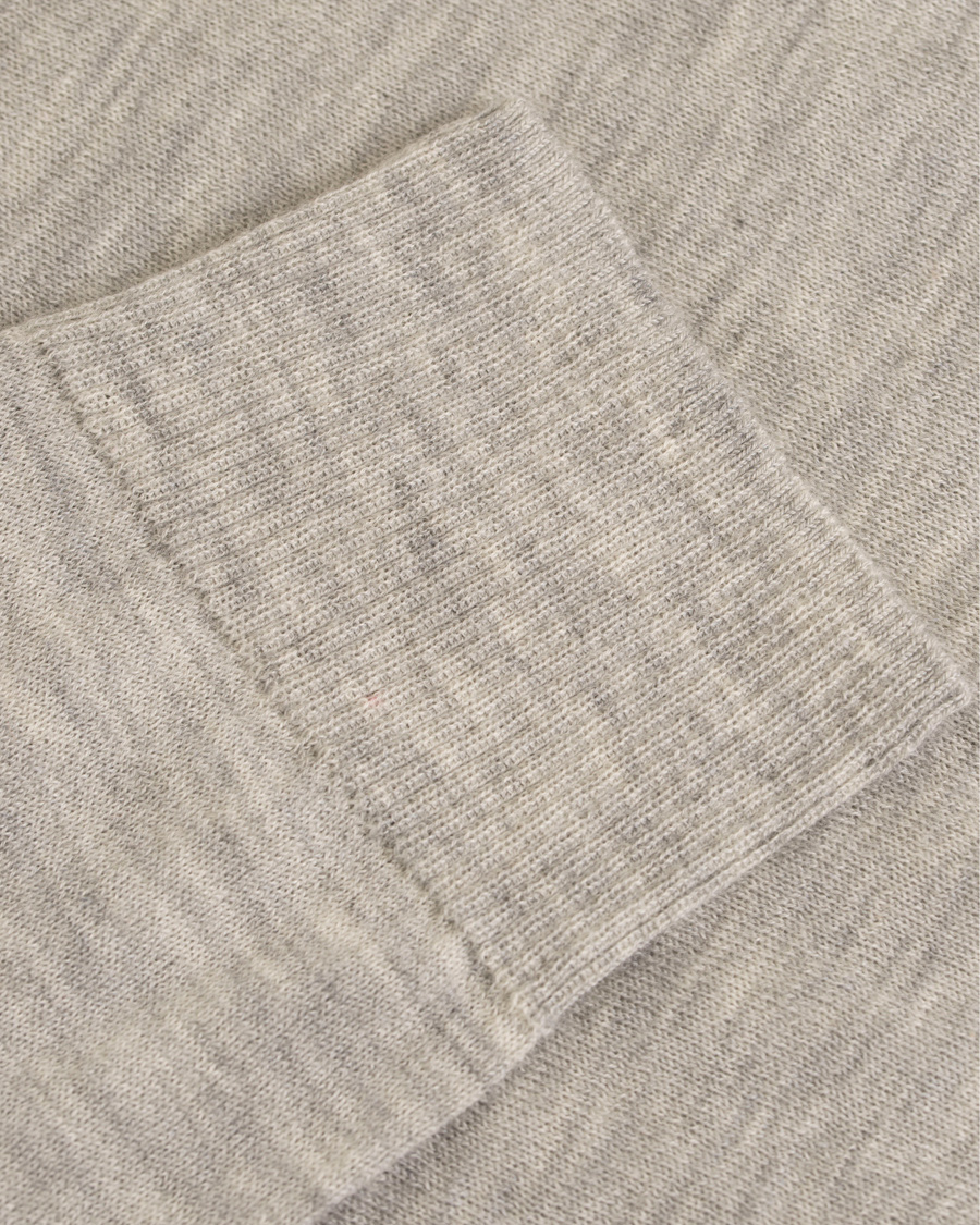 Herr | Tröjor | GANT Diamond G | Extra Fine Cashmere Crew Neck Light Grey Melange