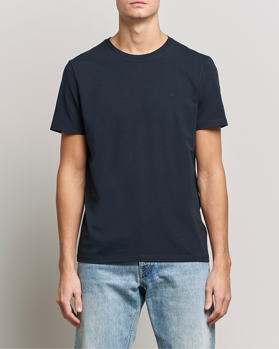 Herr | Preppy Authentic | Morris | James Crew Neck Tee Navy