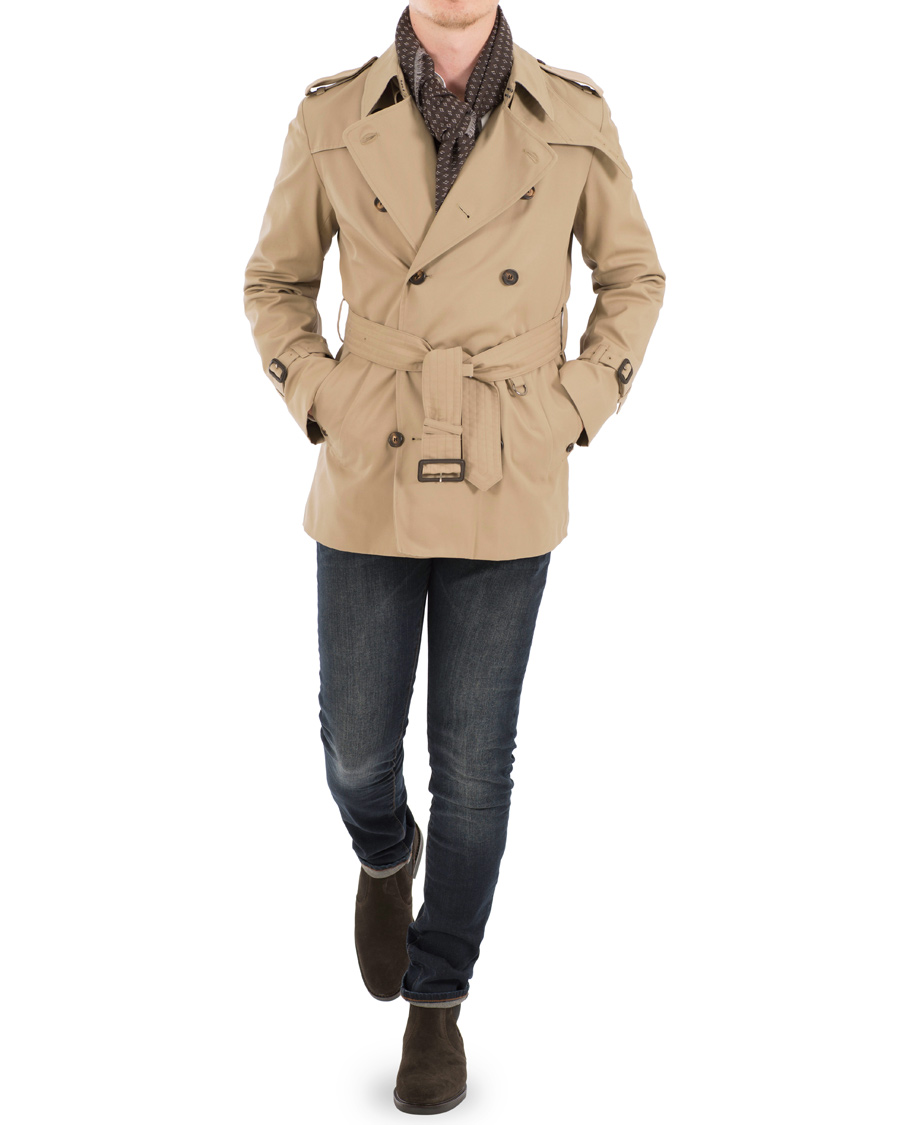 Aquascutum Richmond Short DB Trenchcoat Camel