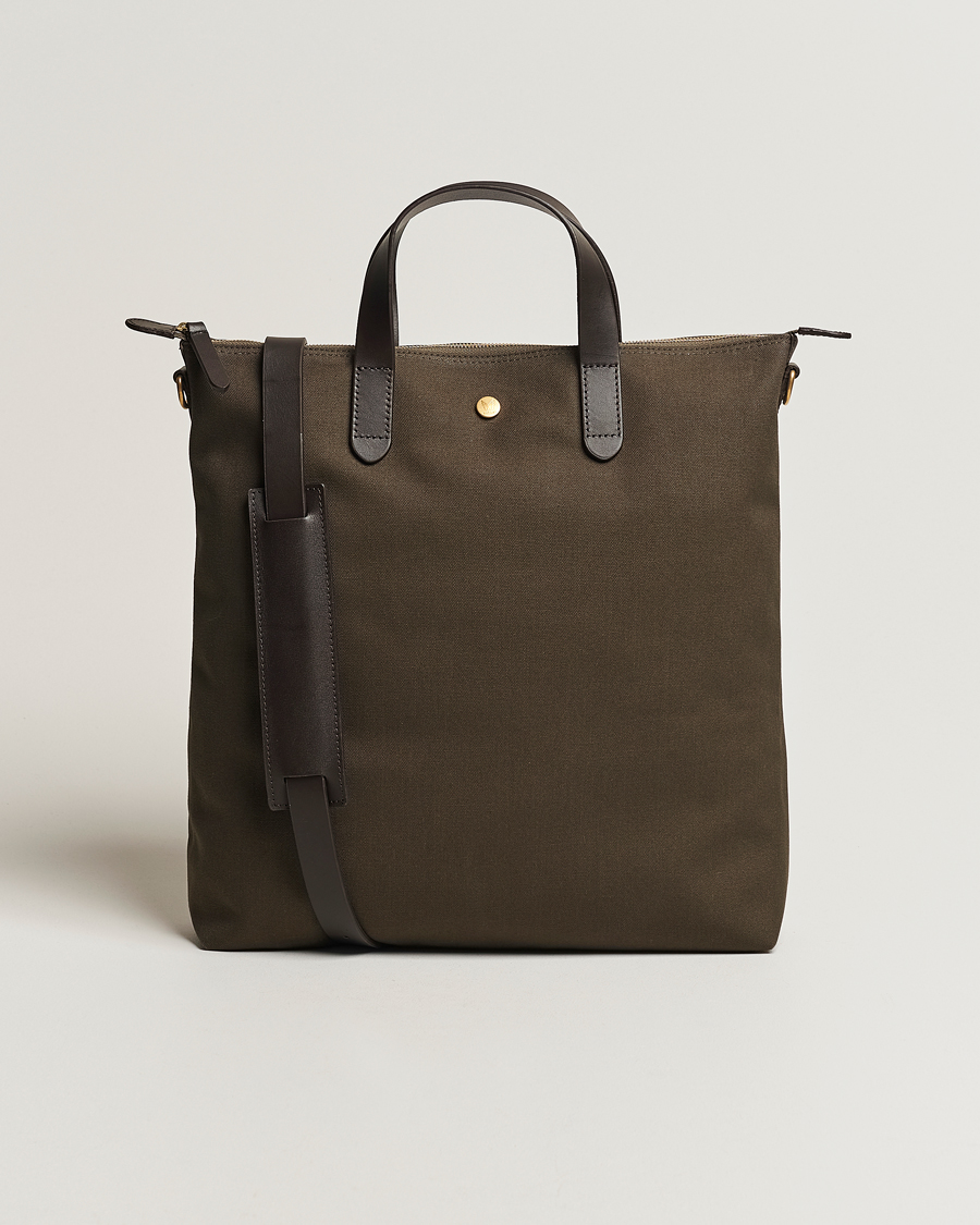 Herr | Väskor | Mismo | M/S Canvas Shopper Army/Dark Brown