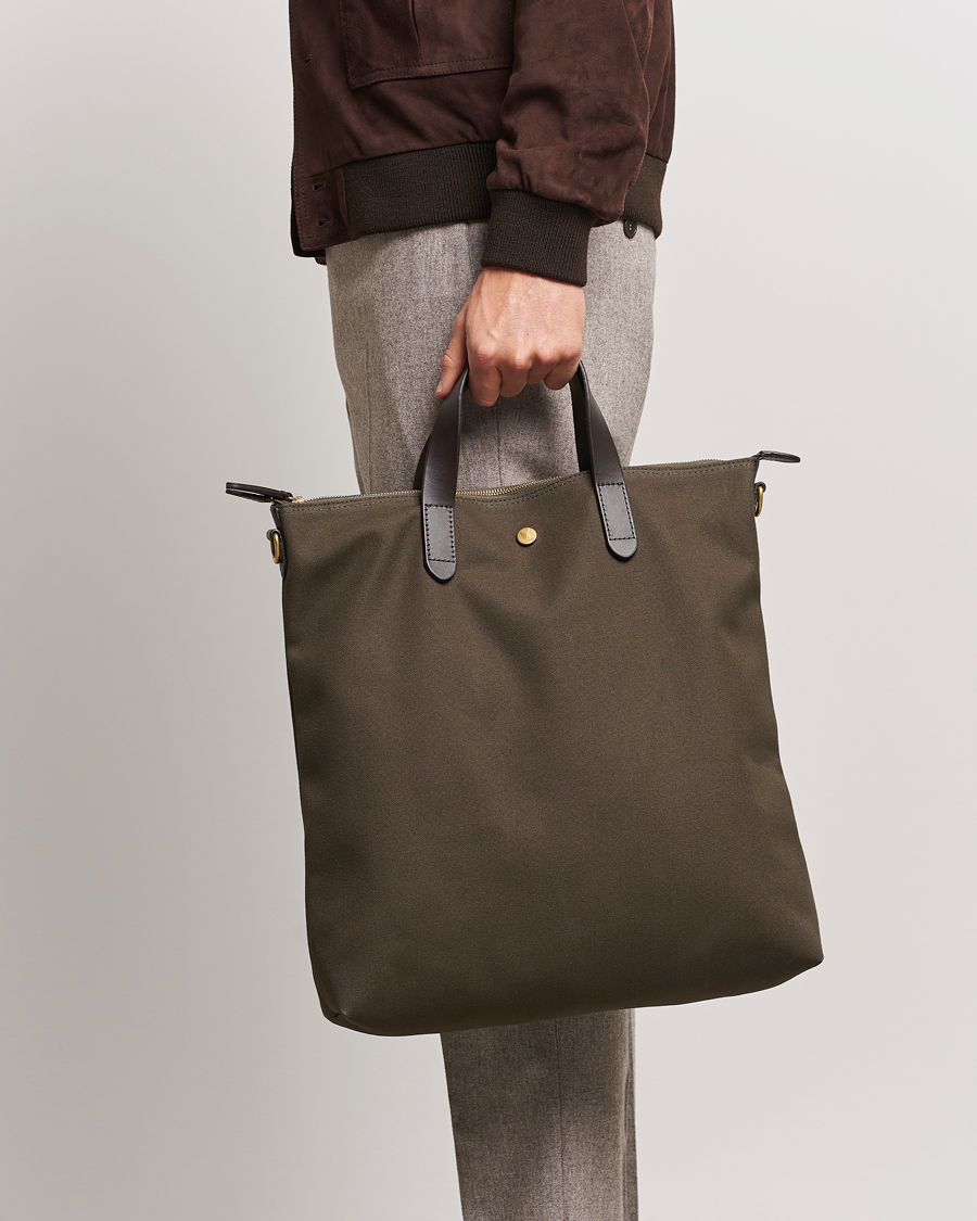 Herr |  | Mismo | M/S Canvas Shopper Army/Dark Brown