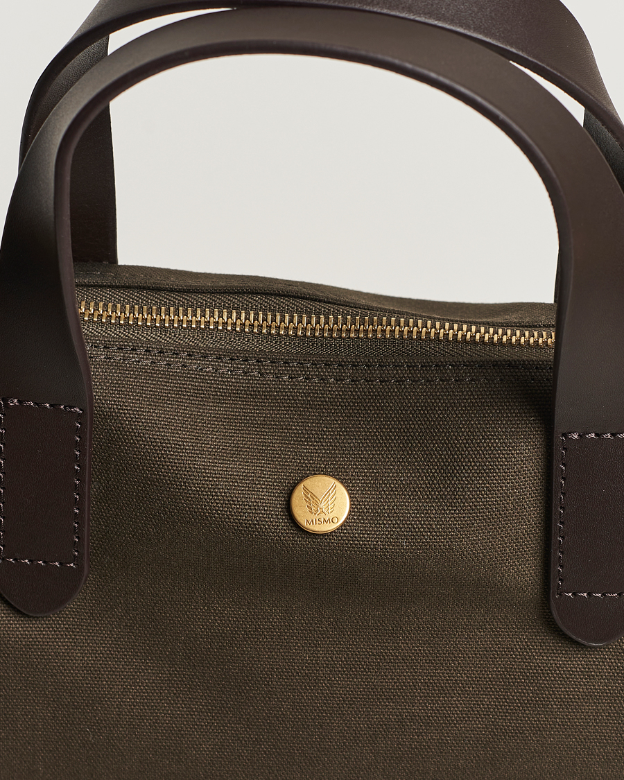 Herr | Väskor | Mismo | M/S Canvas Shopper Army/Dark Brown