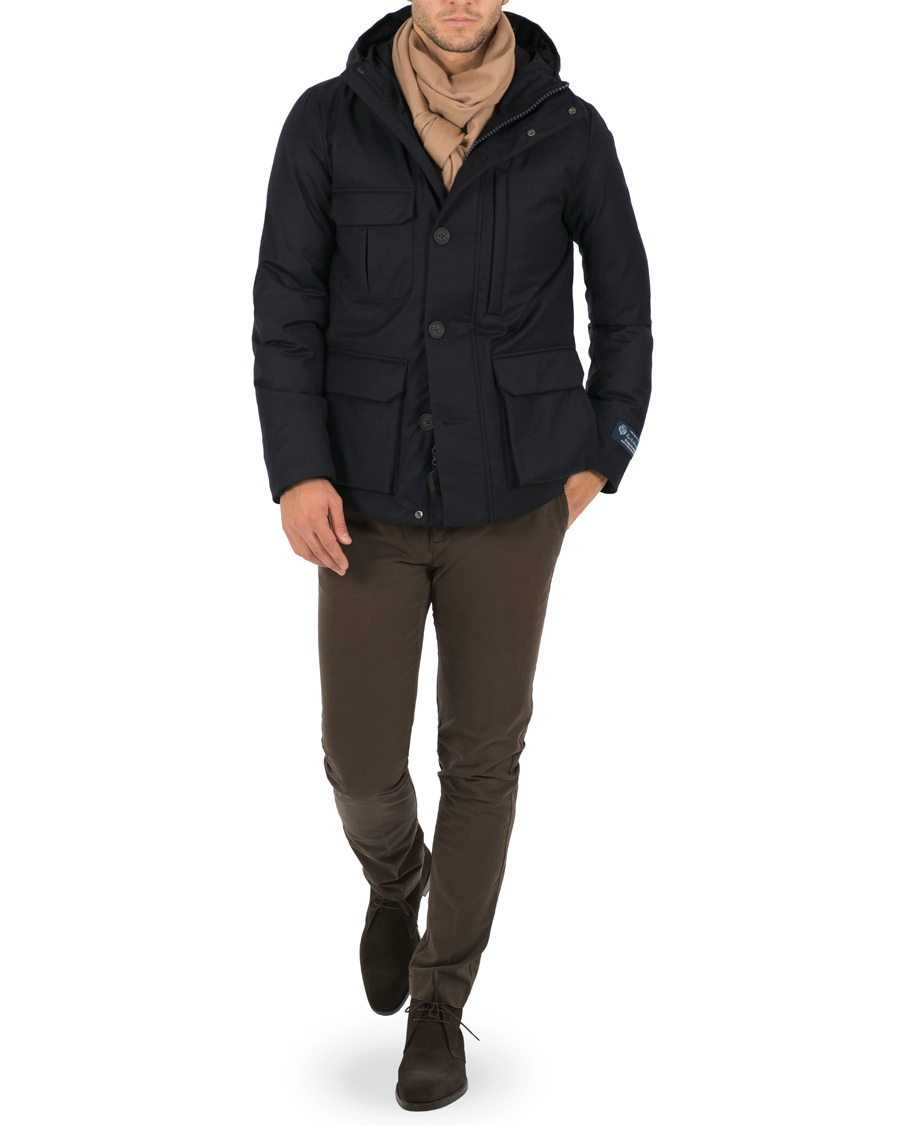 Woolrich Loro Piana Mountain Jacket Navy