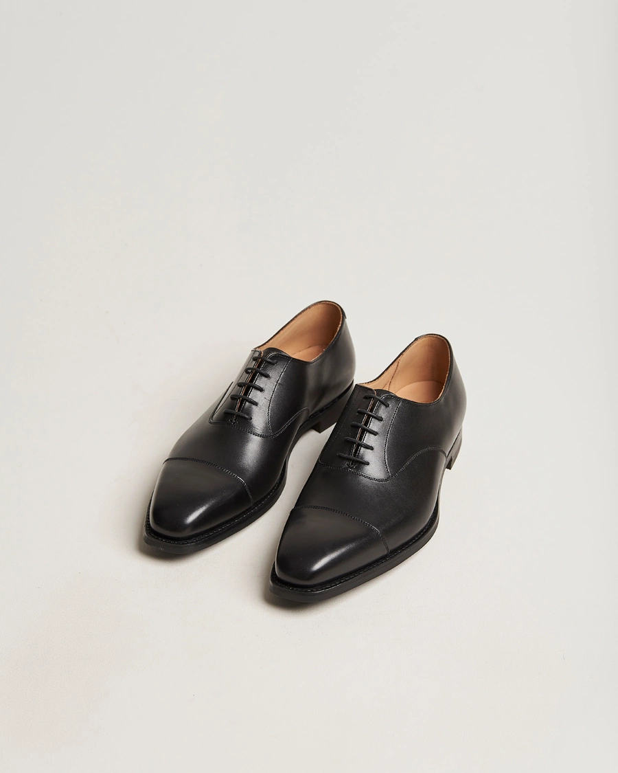 Herr | Snart i lager | Crockett & Jones | Hallam Oxford City Sole E Black Calf